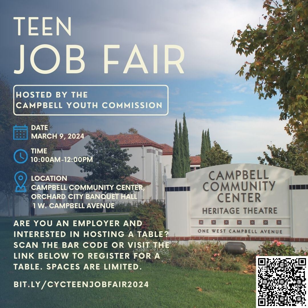 Youth Commission Job Fair March 9th Flier