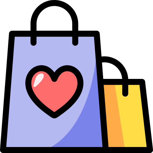 An icon of a shopping bag