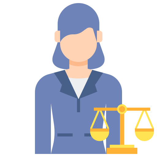 An icon of a lawyer