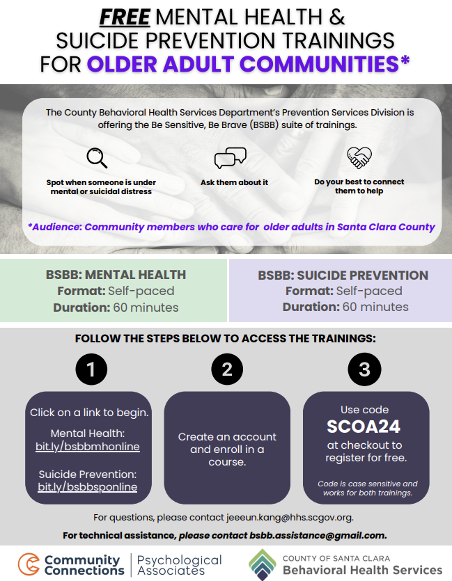Free Mental Health and Suicide Prevention Trainings from the County screenshot 2